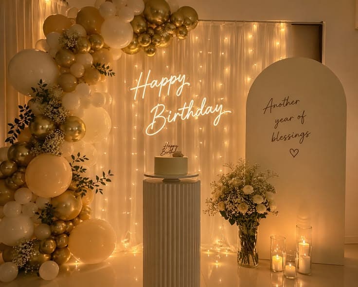 Birthday Premium 2 — personalised birthday website preview